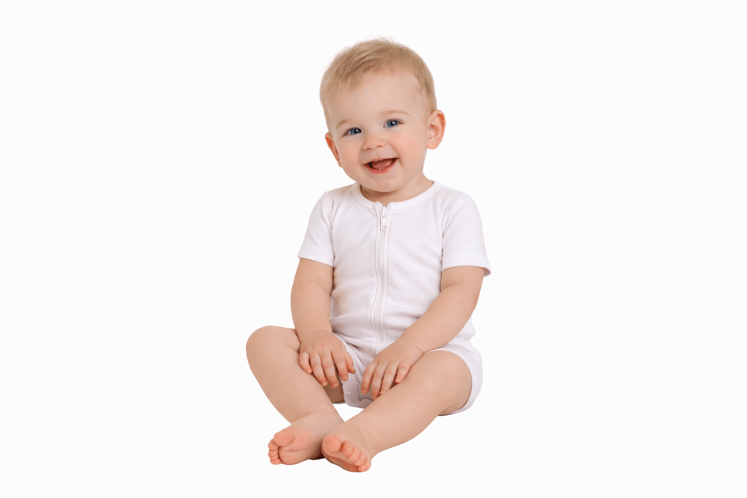 Miller & Co. Flour White, Romper - 