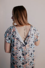 Three Little Tots Flower Bloom Labor and Delivery Nursing Hospital Gown - 