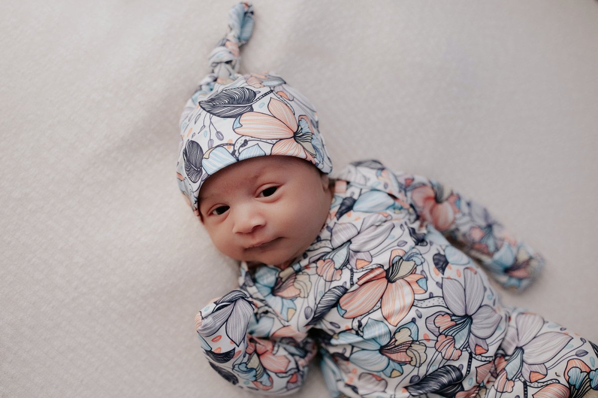 Three Little Tots Flower Bloom Newborn Hat - 