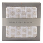 Newcastle Classics Flower Child Cotton Muslin Blanket with Four Layers for Cozy Kids - 