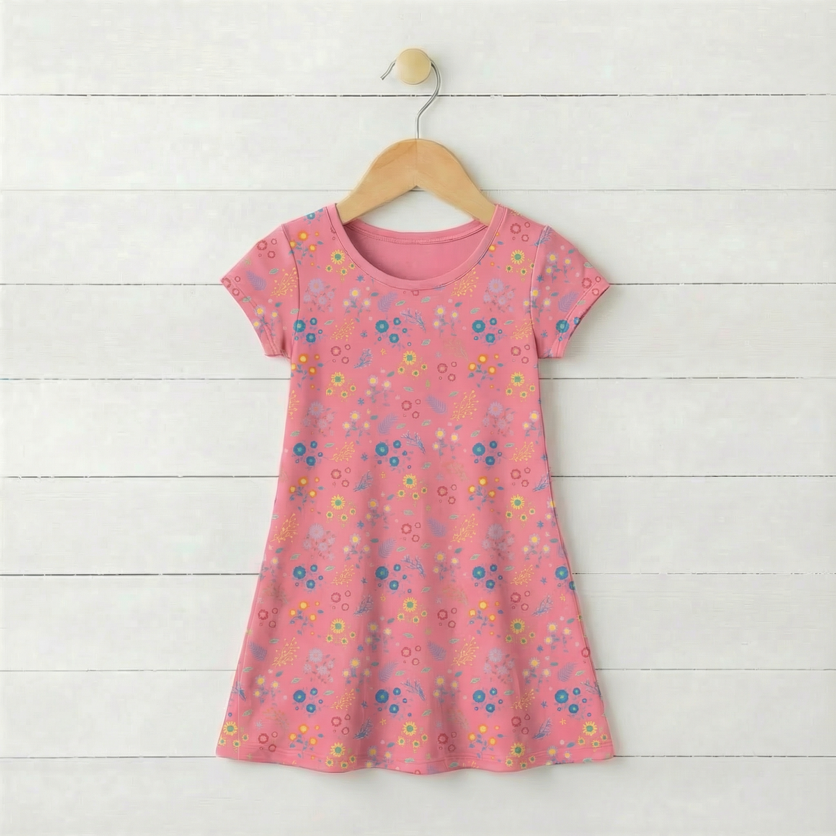 Flower Confetti A-Line Dress by Bestaroo