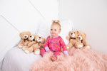 Flower Confetti Convertible Coverall by Bestaroo