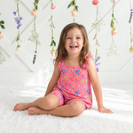 Flower Confetti Flutter Tank & Shorts by Bestaroo
