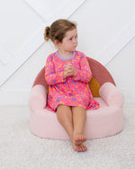 Flower Confetti L/S Dress by Bestaroo