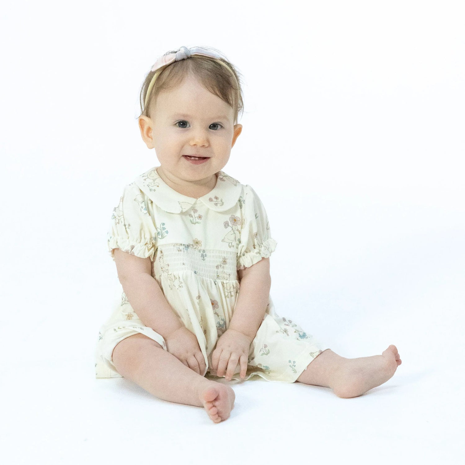Flower Ducklings - Smocked Dress Set - Sleeve, Baby & Toddler Clothing, Textile, Dress, One-piece garment | Everetts Place