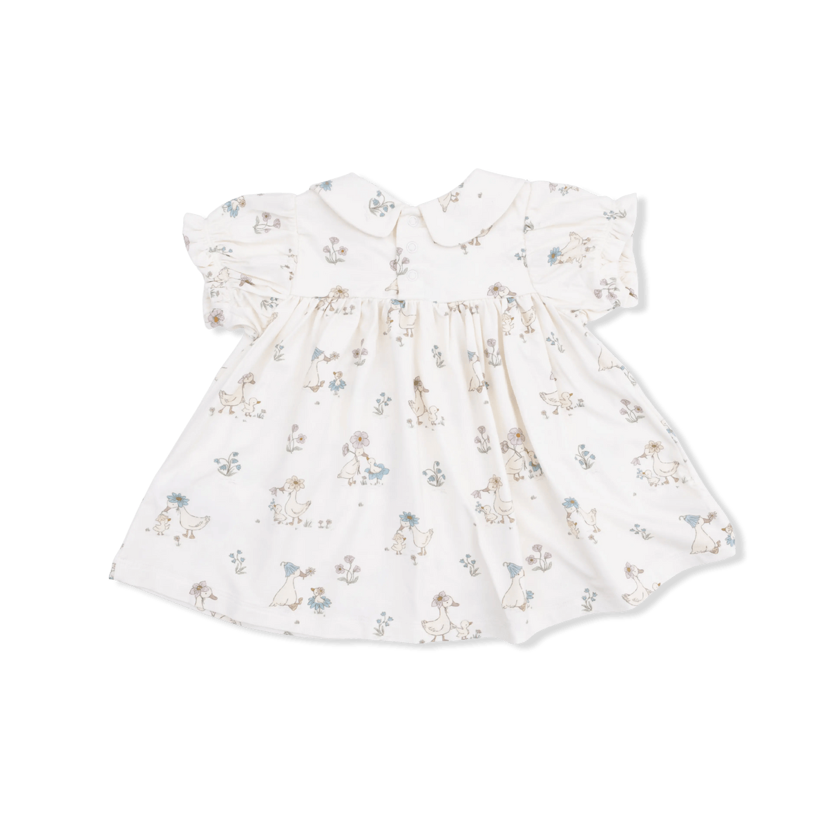 Angel Dear Flower Ducklings - Smocked Dress Set - 