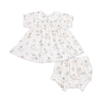 Angel Dear Flower Ducklings - Smocked Dress Set - 