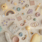 Mushie Flower Press Toy for Fine Motor Skills and Sensory Exploration - Everetts Place Boutique - 