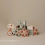 Mushie Flower Press Toy for Fine Motor Skills and Sensory Exploration - Everetts Place Boutique - 