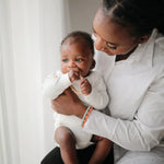 Mushie Flower Teether Bracelet for Babies - Non - Toxic Food Grade Silicone Soothing Grip - Everetts Place Boutique - 