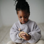 Mushie Flower Teether Bracelet for Babies - Non - Toxic Food Grade Silicone Soothing Grip - Everetts Place Boutique - 