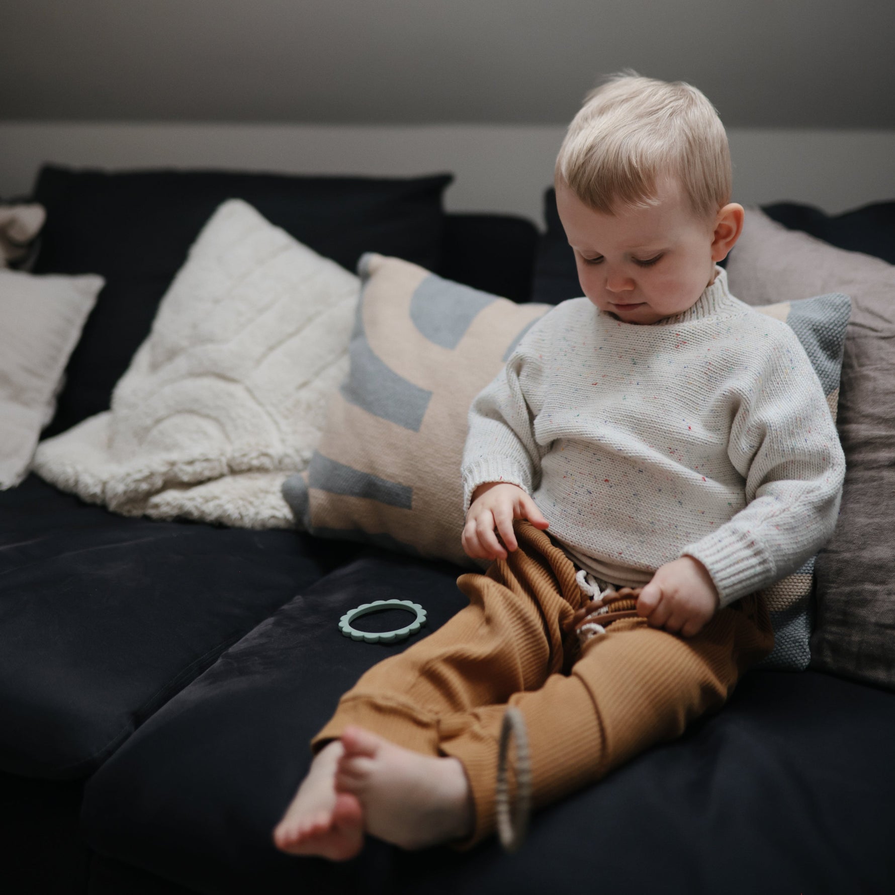 Mushie Flower Teether Bracelet - 