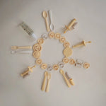 Mushie Flower Training Toothbrush for Kids - Soft Silicone Bristles for Gentle Cleaning and Gum Stimulation -