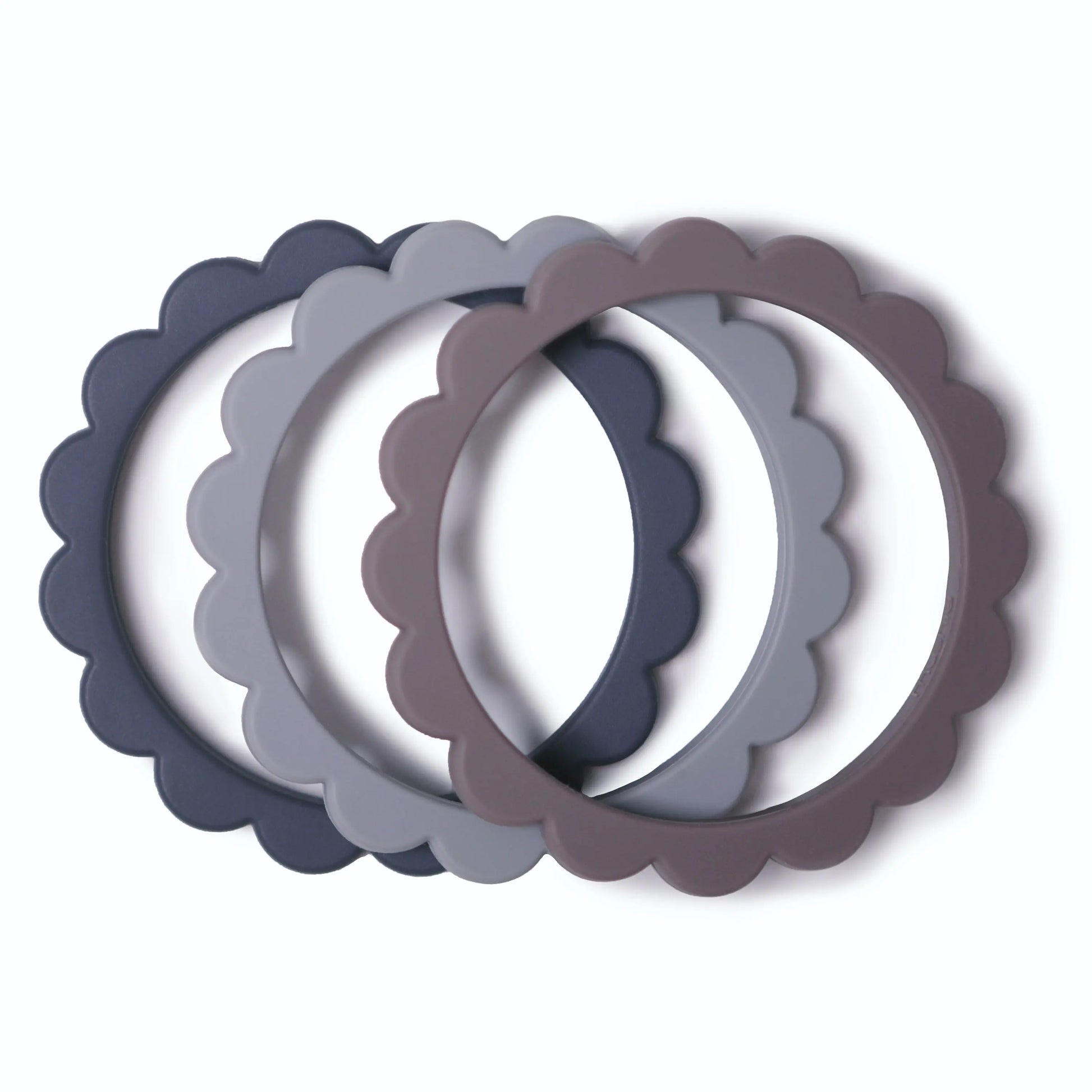 Flower Teether Bracelet for Babies - Non-Toxic Food Grade Silicone Soothing Grip Mushie