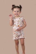 DREAM BIG LITTLE CO FLOWERS AND BOOTS DREAM RUFFLE SHORT SETEveretts Place