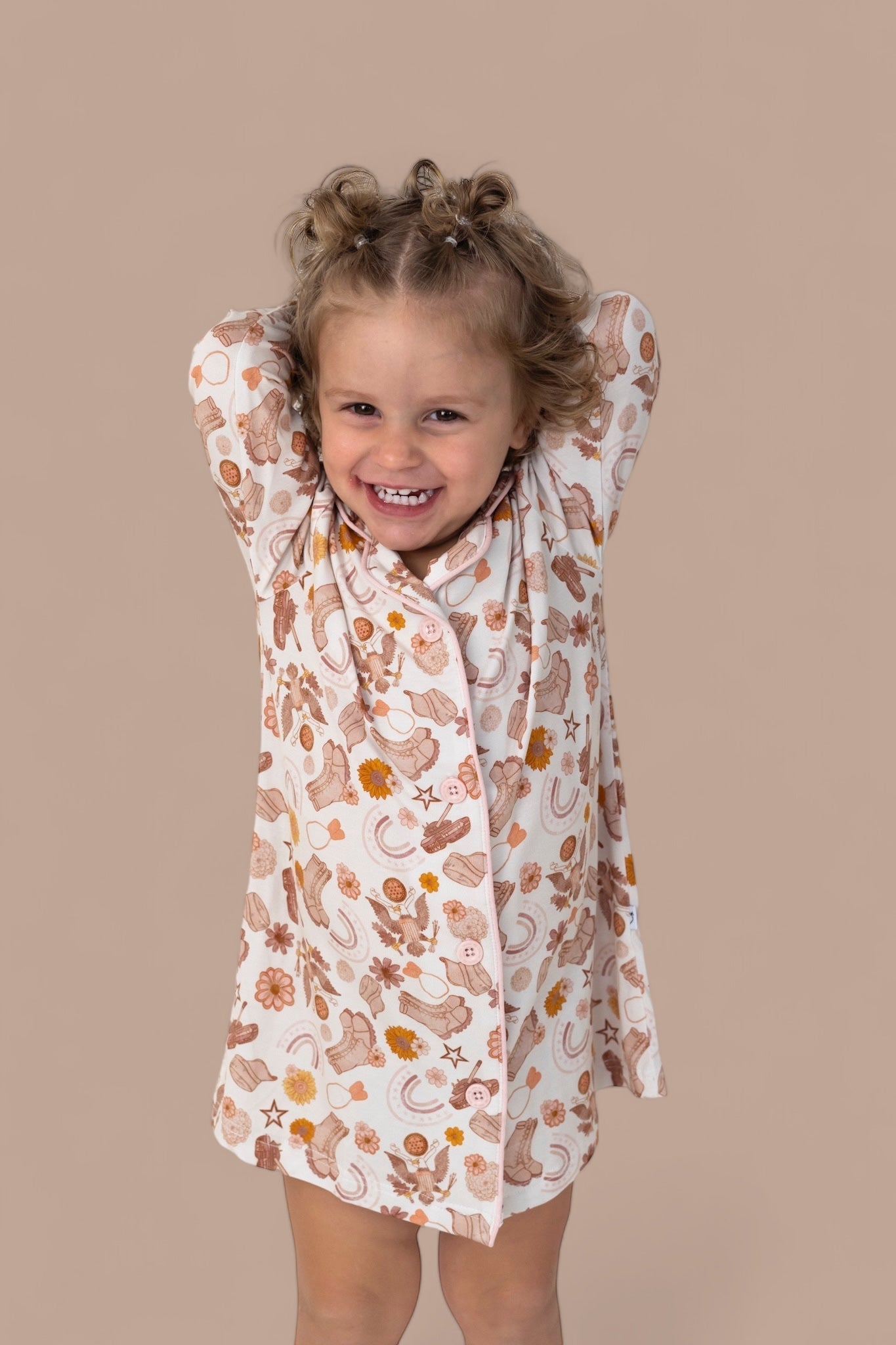 DREAM BIG LITTLE CO FLOWERS AND BOOTS GIRL'S DREAM GOWNEveretts Place