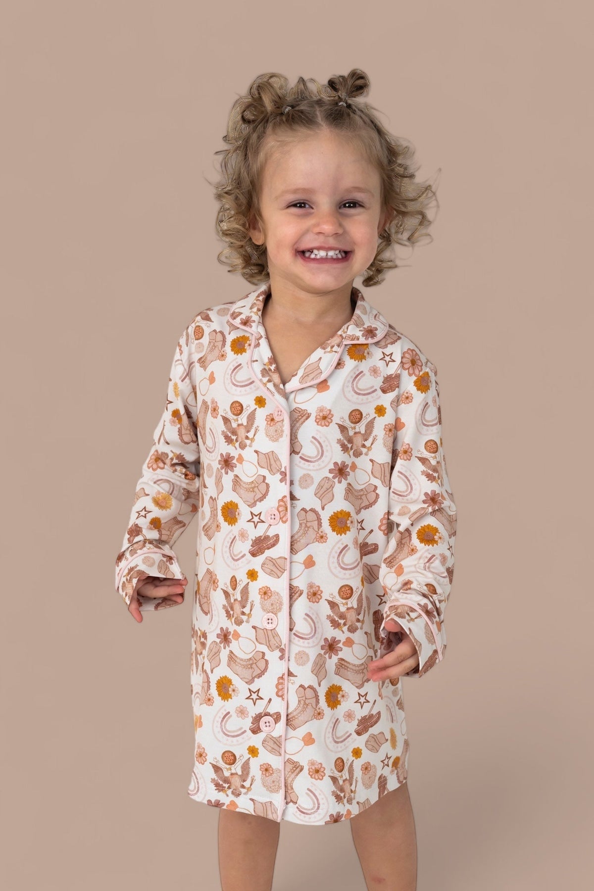 DREAM BIG LITTLE CO FLOWERS AND BOOTS GIRL'S DREAM GOWNEveretts Place