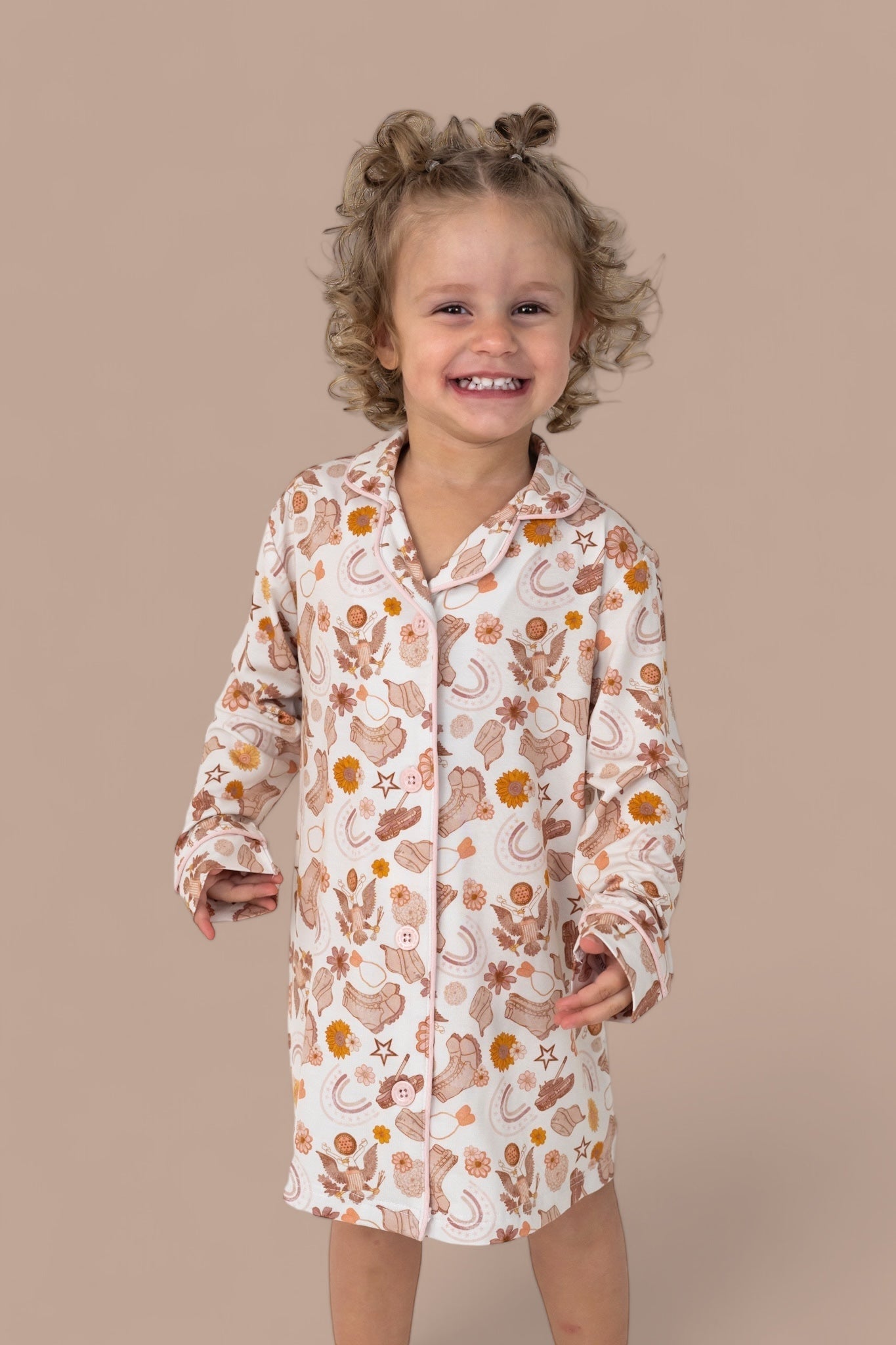 DREAM BIG LITTLE CO FLOWERS AND BOOTS GIRL'S DREAM GOWNEveretts Place