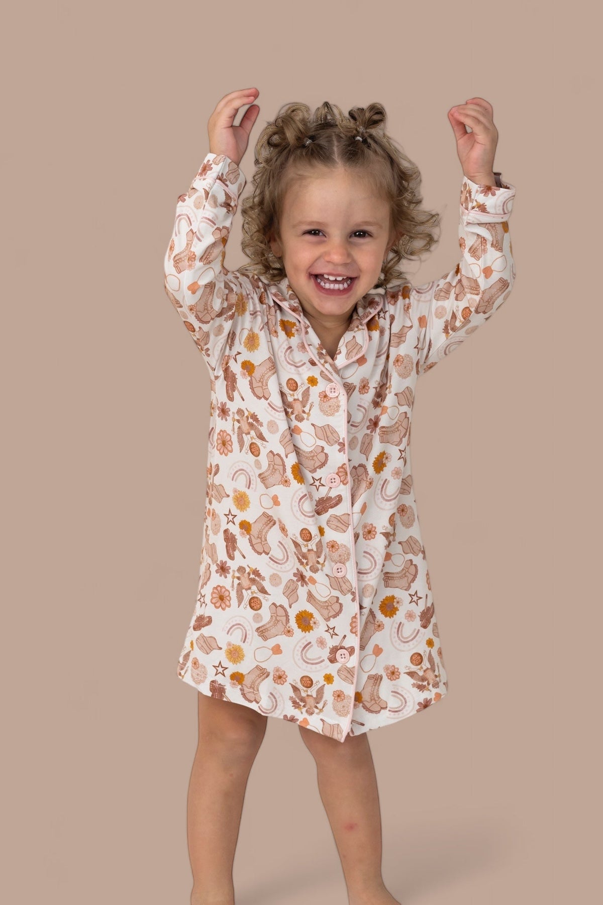 DREAM BIG LITTLE CO FLOWERS AND BOOTS GIRL'S DREAM GOWNEveretts Place
