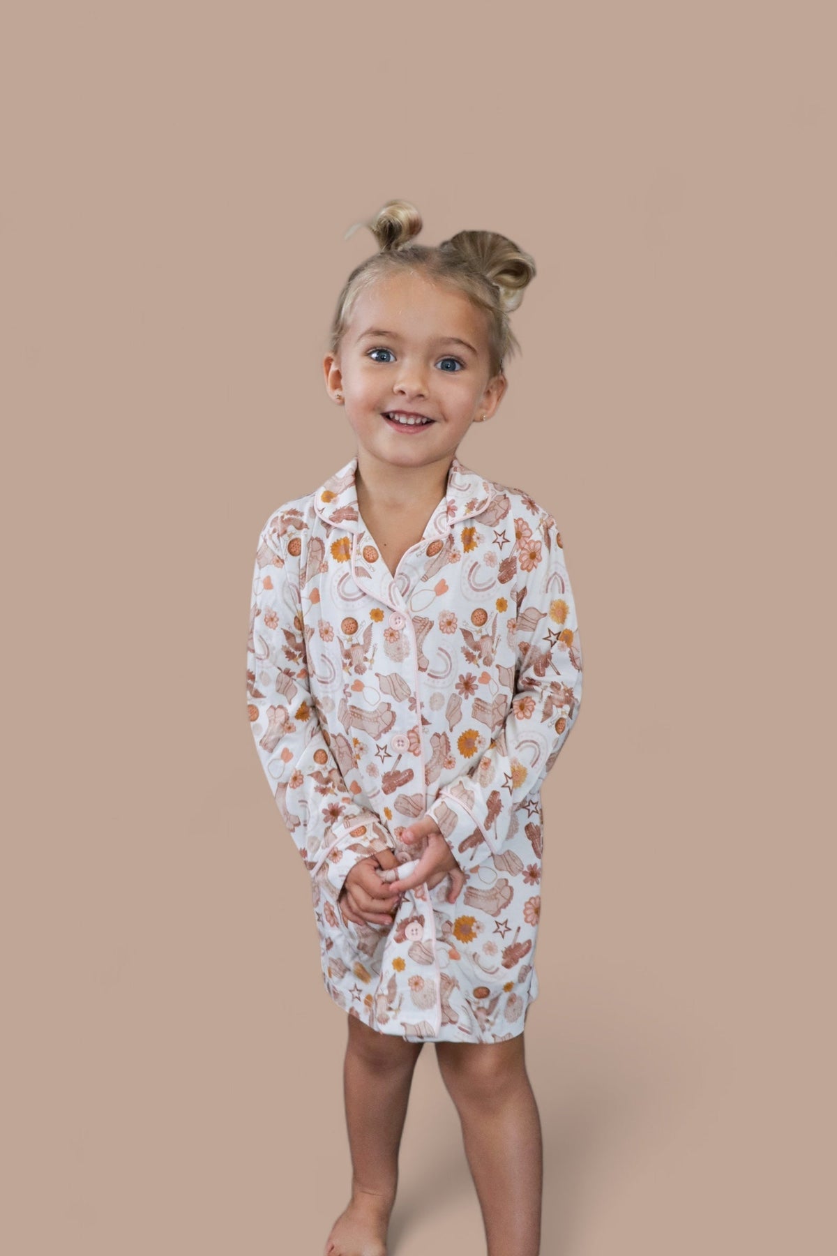 DREAM BIG LITTLE CO FLOWERS AND BOOTS GIRL'S DREAM GOWNEveretts Place