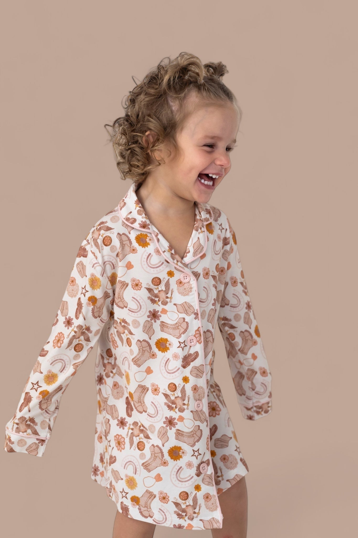 DREAM BIG LITTLE CO FLOWERS AND BOOTS GIRL'S DREAM GOWNEveretts Place