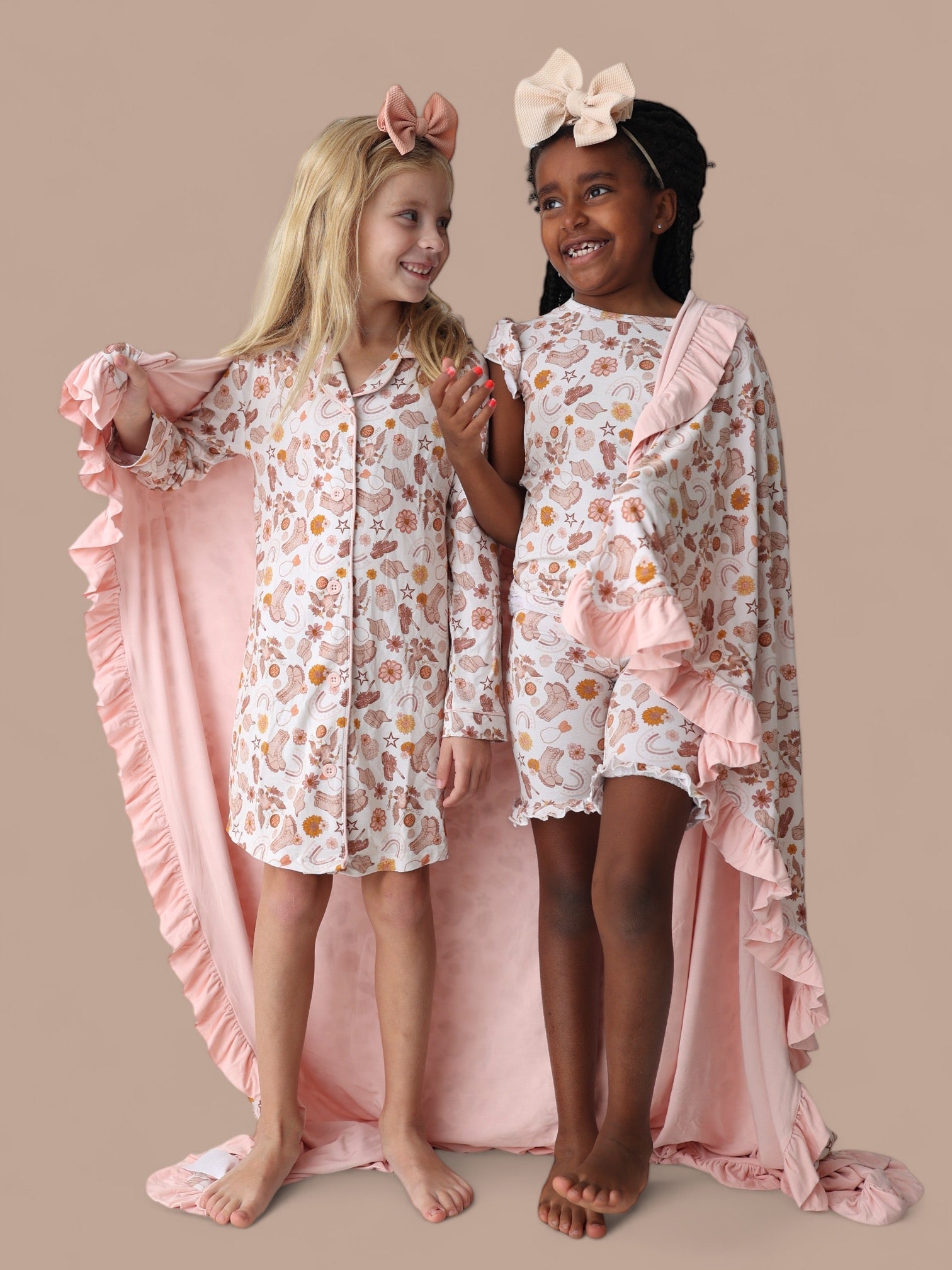 DREAM BIG LITTLE CO FLOWERS AND BOOTS GIRL'S DREAM GOWNEveretts Place