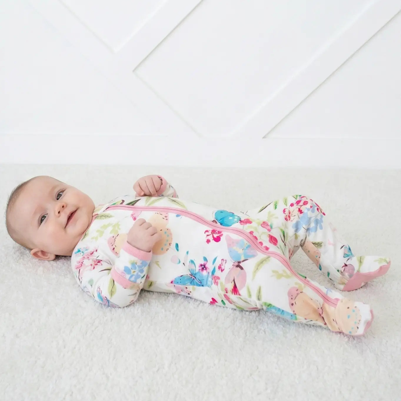 Flutter Babes Footie - Baby & Toddler Clothing, Pink, Child, Toddler, Nightwear | Everetts Place