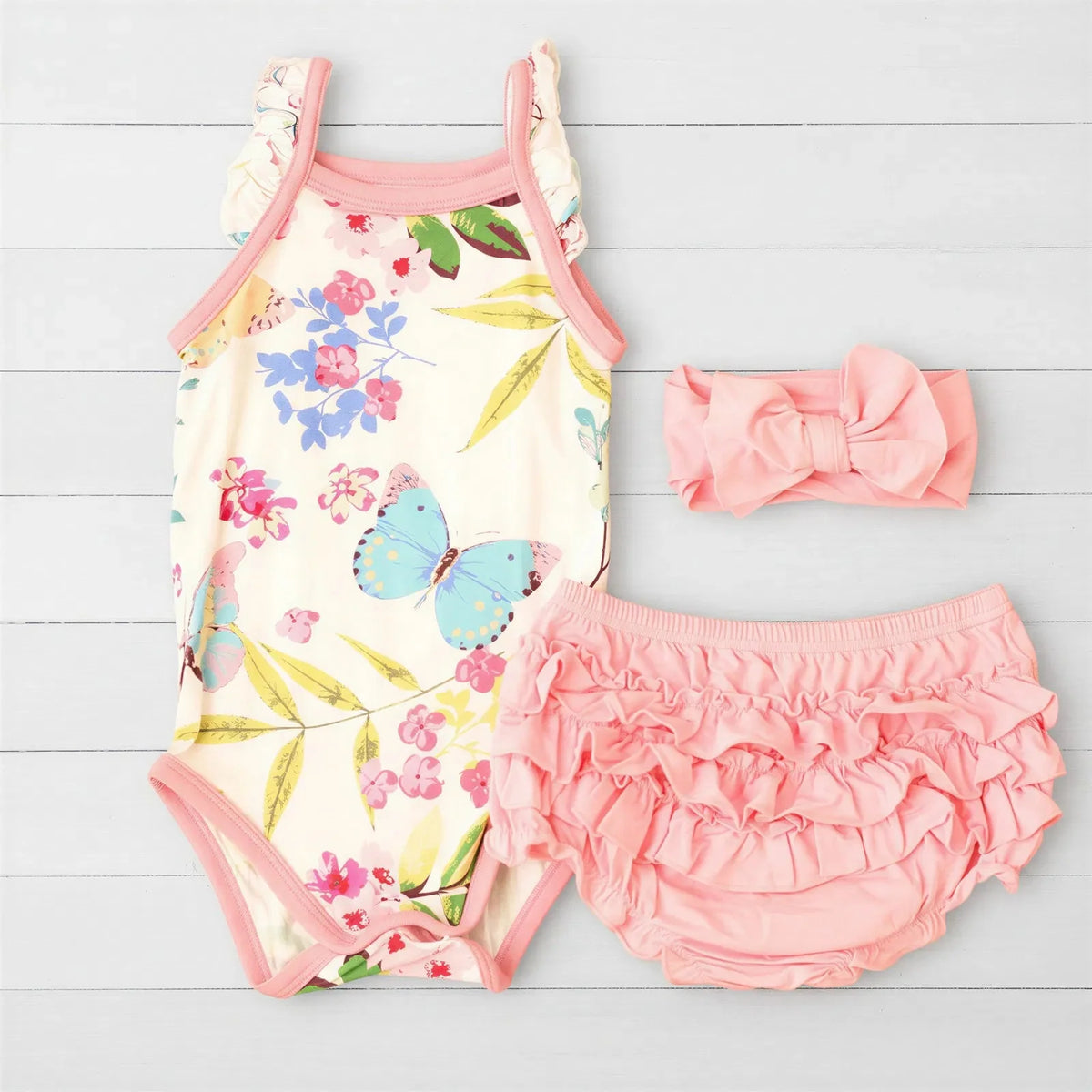 Flutter Babes Ruffle Bloomer Set by Bestaroo