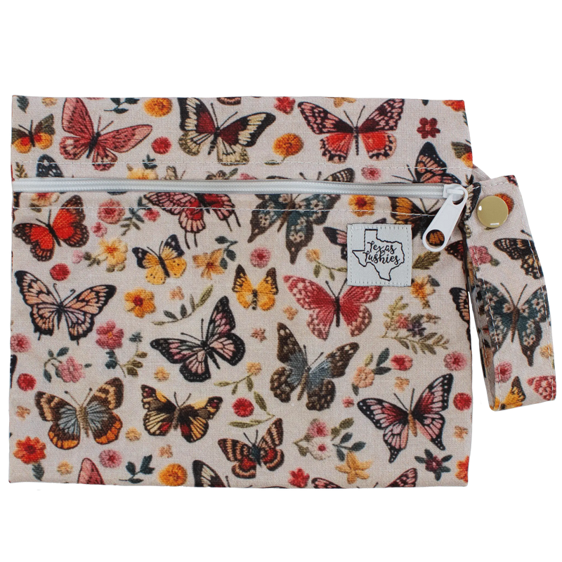 Flutter Embroidery - Mini Wet Bag - Everetts Place: Online Boutique