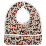 Texas Tushies Flutter Embroidery The Flip Bib Pocket Baby Drool Catcher - 