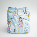 Animals and Insects: Essentials Pocket Cloth Diaper with Athletic Wicking Jersey, Grows with your Baby - Everetts Place Boutique - Pocket Diaper