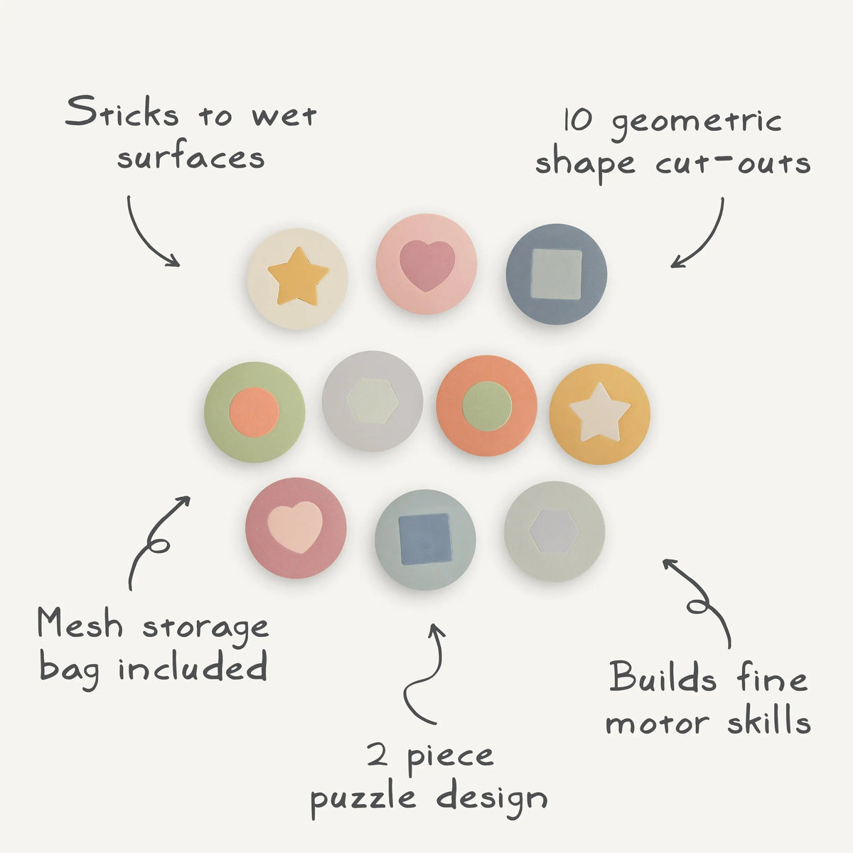 Mushie Foam Bath Puzzle - 