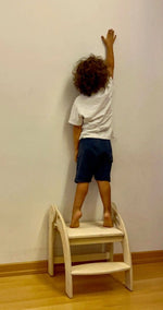 Kidodido Foldable Montessori Kitchen Step Stool For Toddlers - Everetts Place Boutique - 