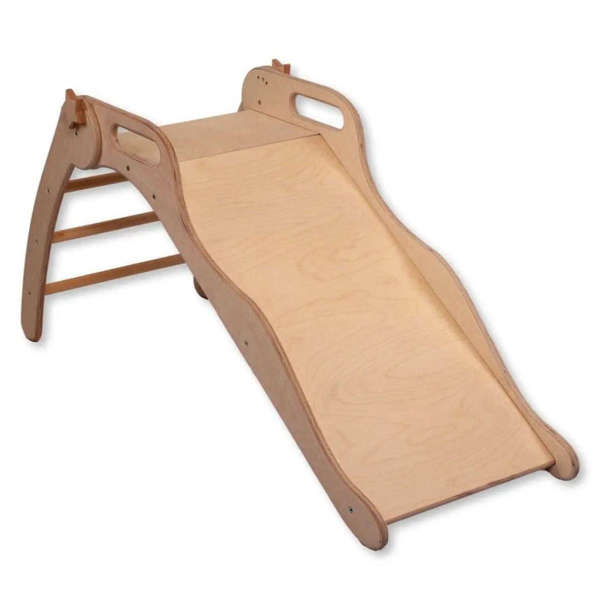 Kidodido Foldable Wooden Montessori Slide for Toddlers Birch Ply - Everetts Place Boutique - 