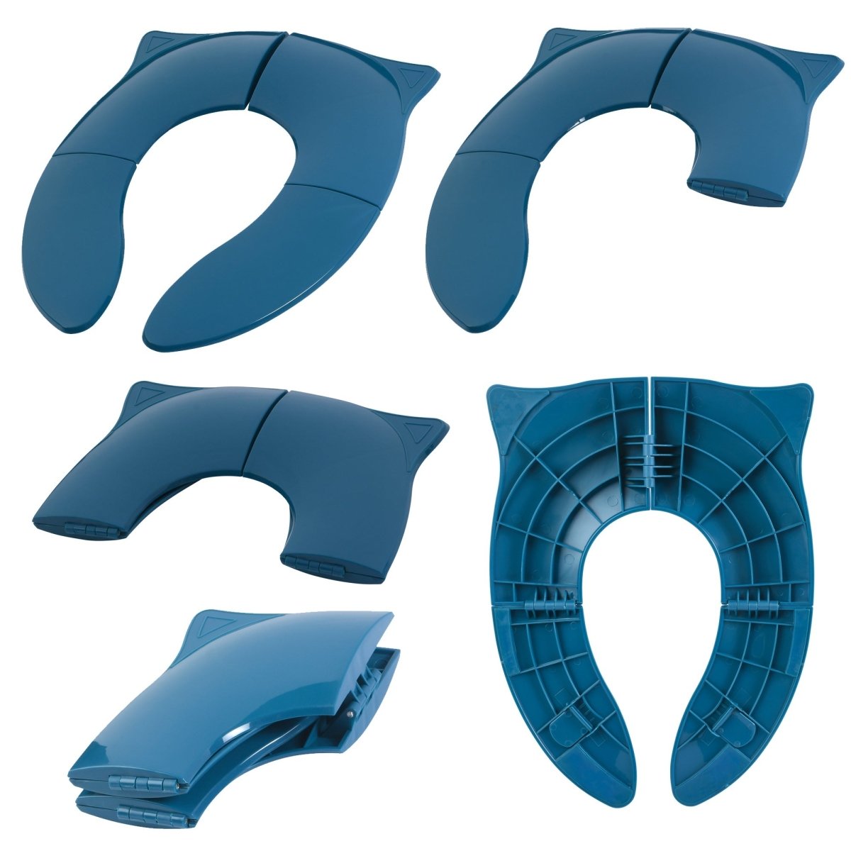 Three Little Tots Folding Kids Toddler Travel Potty Seat - Dark Teal - 