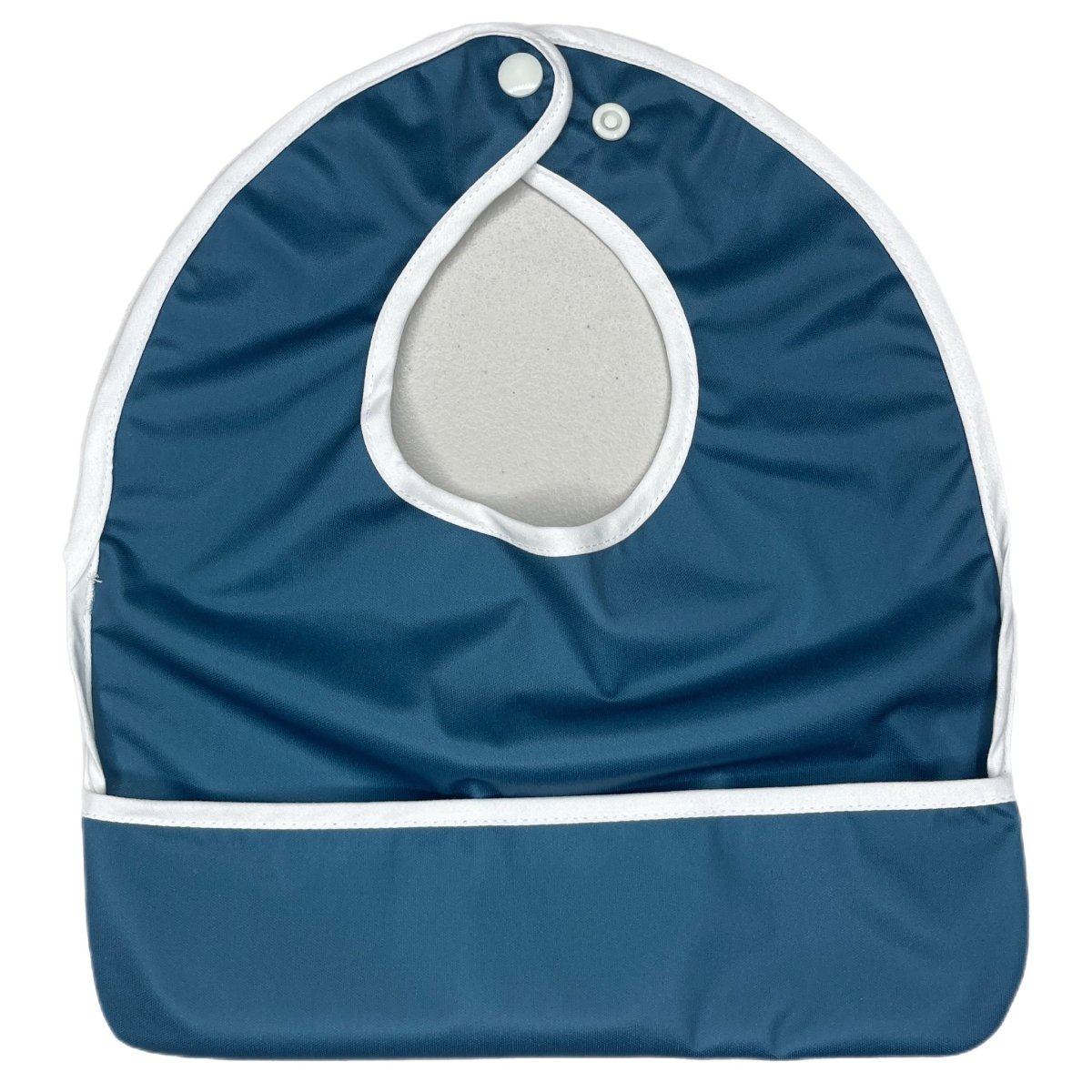 Texas Tushies Foliage Solids Baby Bibs with Catch Pocket and Reversible Design for Easy Cleaning - 