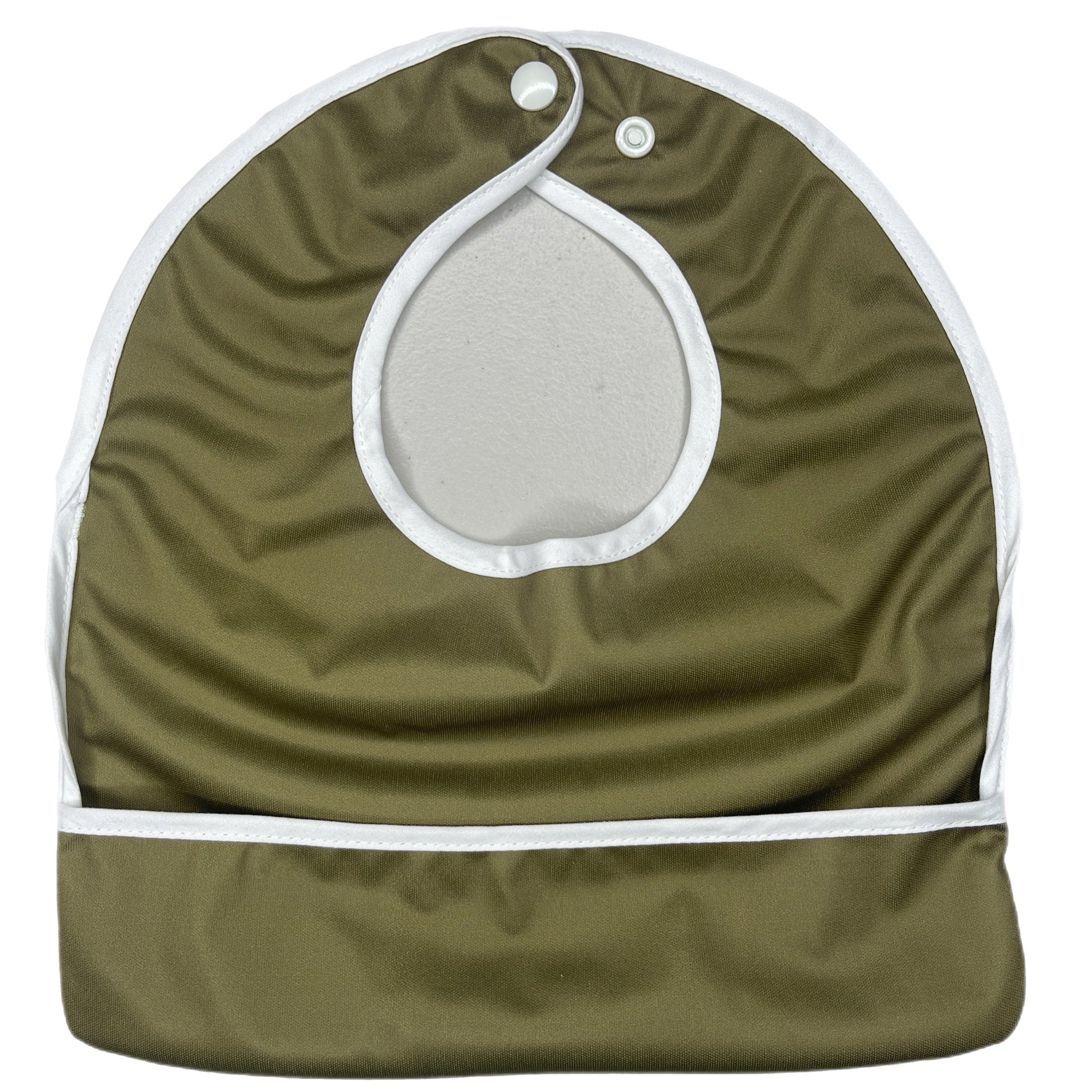 Foliage Solids Flip Bibs with Catch Pocket and Reversible Design for Easy Cleaning Texas Tushies