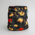 Kinder Cloth Diaper Co. Food: Essentials Pocket Cloth Diaper with Athletic Wicking Jersey, Grows with your Baby -