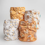 Kinder Cloth Diaper Co. Animals and Insects: Essentials Pocket Cloth Diaper with Athletic Wicking Jersey,
