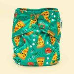 Kinder Cloth Diaper Co. Food: Essentials Pocket Cloth Diaper with Athletic Wicking Jersey, Grows with your Baby -