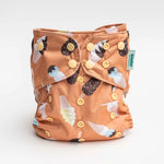 Kinder Cloth Diaper Co. Food: Essentials Pocket Cloth Diaper with Athletic Wicking Jersey, Grows with your Baby -