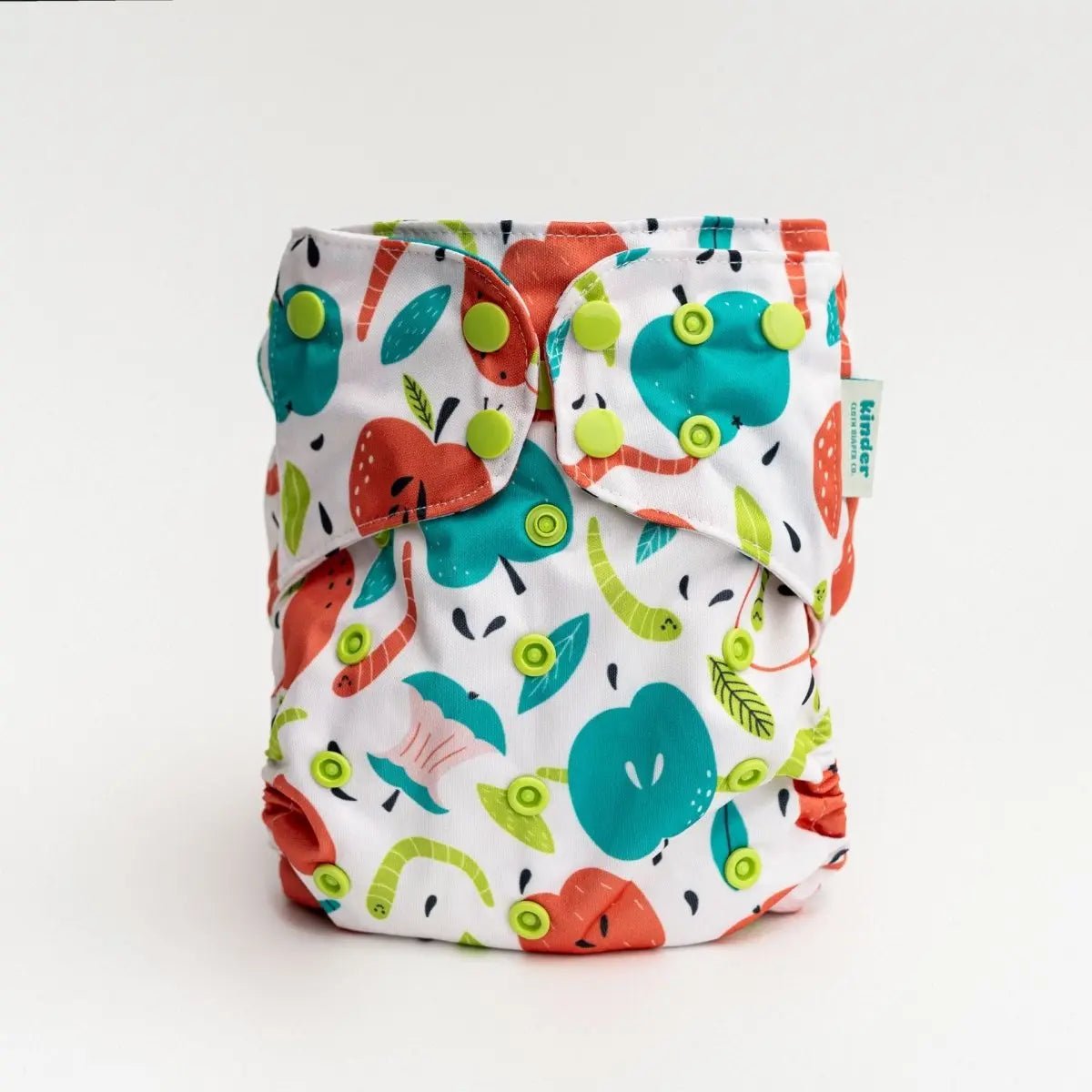 Kinder Cloth Diaper Co. Food: Essentials Pocket Cloth Diaper with Athletic Wicking Jersey, Grows with your Baby -