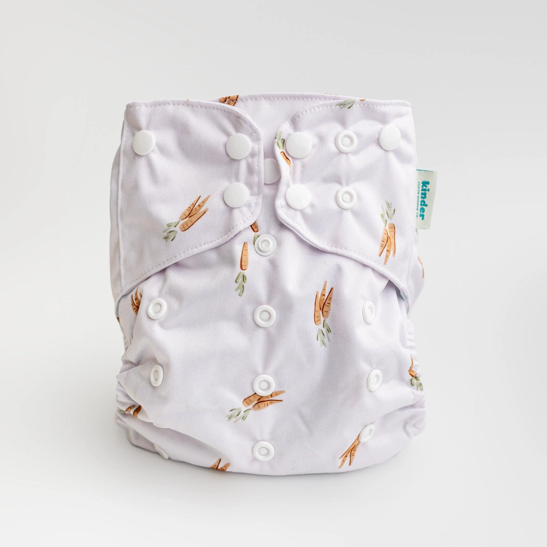 Kinder Cloth Diaper Co. Food: Essentials Pocket Cloth Diaper with Athletic Wicking Jersey, Grows with your Baby -