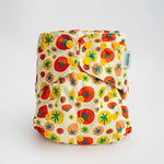 Kinder Cloth Diaper Co. Food: Essentials Pocket Cloth Diaper with Athletic Wicking Jersey, Grows with your Baby