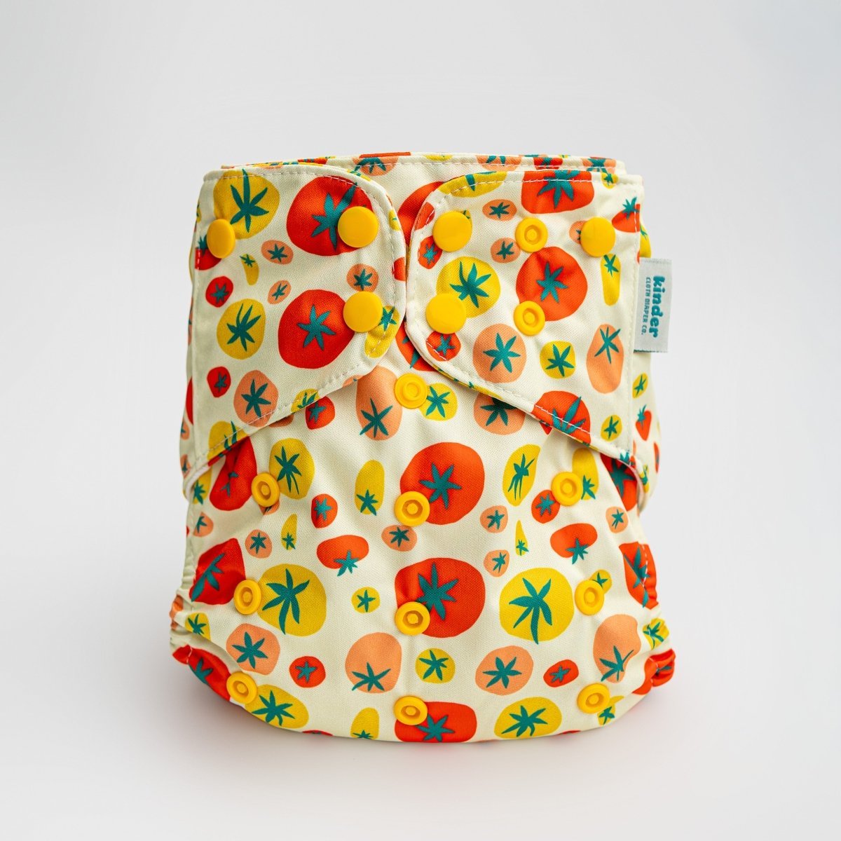 Kinder Cloth Diaper Co. Food: Essentials Pocket Cloth Diaper with Athletic Wicking Jersey, Grows with your Baby