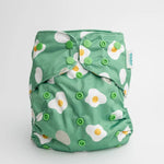 Kinder Cloth Diaper Co. Food: Essentials Pocket Cloth Diaper with Athletic Wicking Jersey, Grows with your Baby -