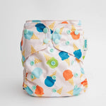 Kinder Cloth Diaper Co. Food: Essentials Pocket Cloth Diaper with Athletic Wicking Jersey, Grows with your Baby -