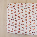 Little Joy Co. Football Print Bamboo Crib Sheet For Baby Nursery Decor Cozy - Everetts Place Boutique - 