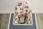 Football Print Highchair Cushion Cover for IKEA Antilop - Wipeable - Bag | Everetts Place