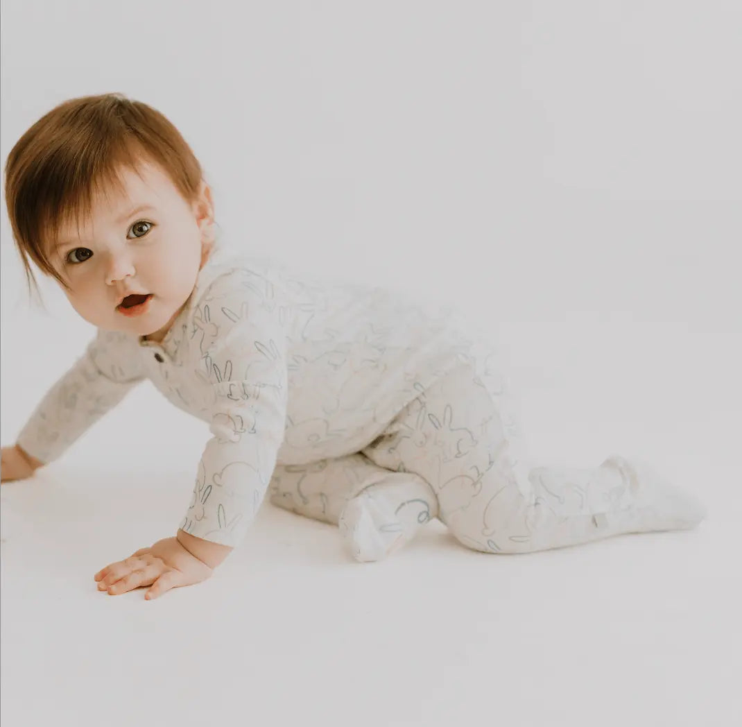 Finn + Emma footie | bunnies - 